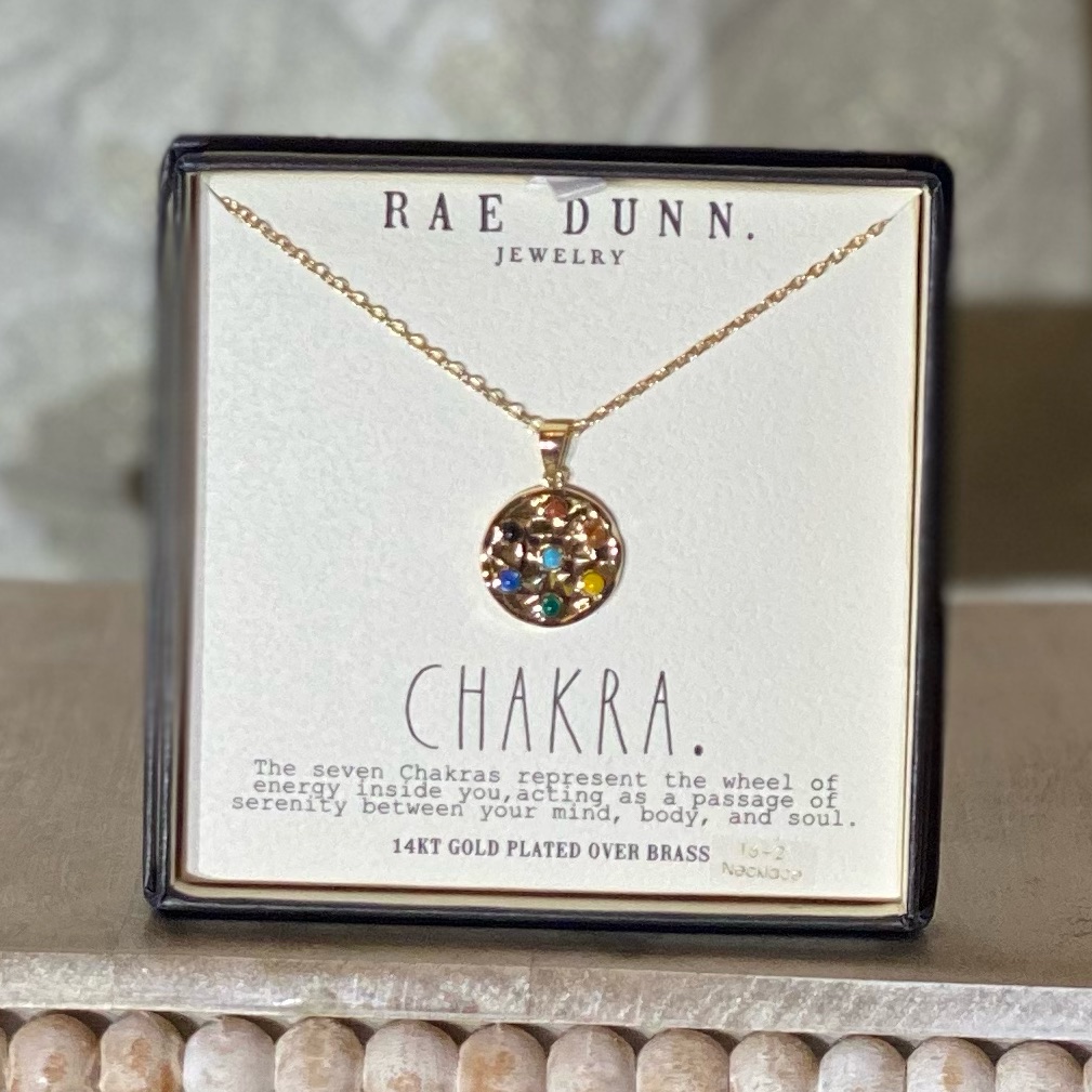 Rae Dunn Chakra Necklace 40$